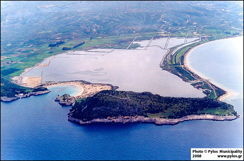 Voidokilia beach, Gialova Lagoon and Koryphasion hill 